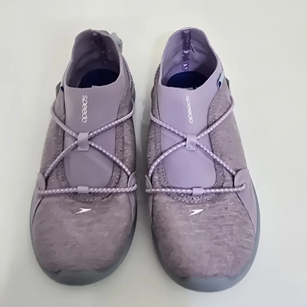 SPEEDO youth size Medium 2/3 Surf Walker Lilac‎ Water Shoes